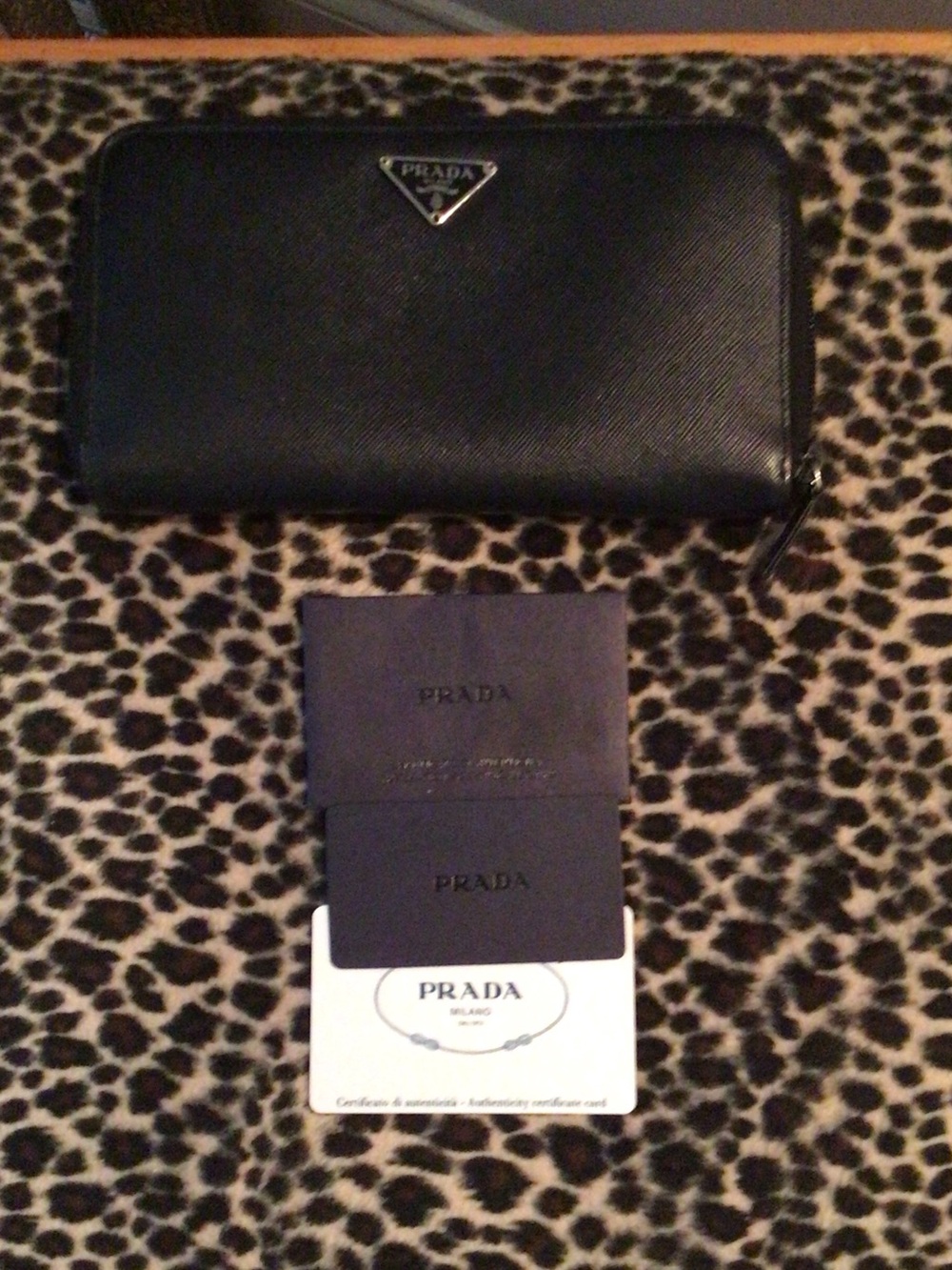 Prada Zip Around Wallet